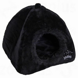 Mačja votlina Royal Pet Black - D 45 x Š 45 x V 45 cm