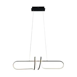 LED luster na sajli VERTIGO LED/54W/230V crna
