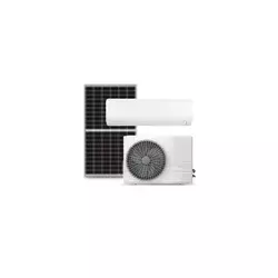 Hibridna solarna klima 5kW Tuya Wi-Fi bela + daljinski upravljač
