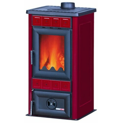 ALFA PLAM Peć na čvrsto gorivo LARA, 8.2kW, Gore, Bordo