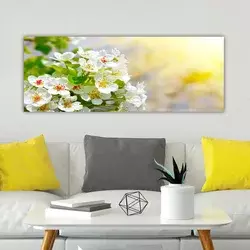 Wallity Dekorativna slika na platnu, 30x80cm, Šarena