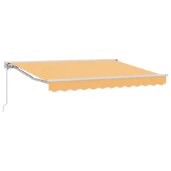 Ručno sklopiva tenda Pijesak 4 × 3 m Poliester i aluminij