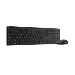 Brezžična tipkovnica in miška Lenovo Multi-Mode Pro Combo 6000, litovska, črna