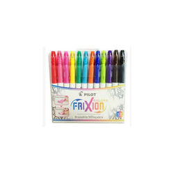 Pilot Fixy Frixion Colors, sada, 12 barev, vymazatelný