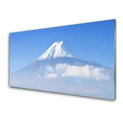 tulup.si Slika na steklu Sky cloud mountain landscape 125x50 cm 2 obešalnika
