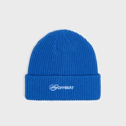 Cropp - Kapa beanie sa zakrpom - indigo