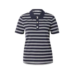 GANT Majica temno modra / bela