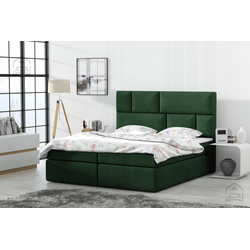 Boxspring postelja Lola - 160x200 cm - tkanine Monolith