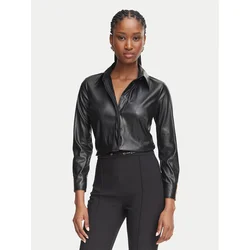 Elisabetta Franchi Srajca CA-195-66E2-V400 Črna Regular Fit
