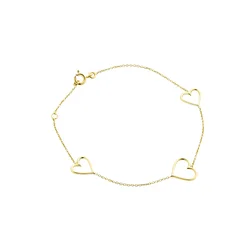 DIAMANT LETERNEL Zapestnica zlato-rumena