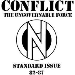 Conflict - Standard Issue Part 1 - 82-87 (Black/White Splatter Coloured) (LP)