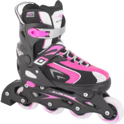 ROLER PW126B ROZA CRNI PVC ŠINA ABEC5 VEL.XS (29-32)