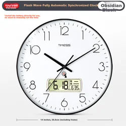 Timess Zidni sat, 36 cm, Crni