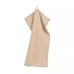 Set of 2 kitchen towels, microfiber, 40 x 60 cm, Essential, Sand - T