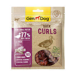 GimDog Duck Curls snack 55 g
