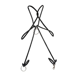 DNGEON Cock Ring Rope Black