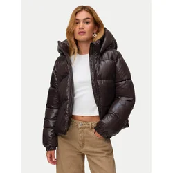 Vero Moda Zimska jakna Uppsashiny 10319303 Rjava Regular Fit