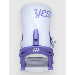 YES Conda 2026 Snowboard Bindings s white