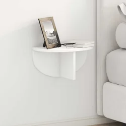 Polica na zidu 2 pcs Bijelo 38 x 19 x 19 cm Konstruirano drvo