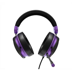 Dark Pro?ect slušalice ožičene, slušalice za igre Sono sa mikrofonom, 53 mm neodimi?umski dra?ver, 1Ks3,5 mm, crne/ljubičaste