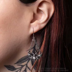 Uhani ALCHEMY GOTHIC - Lunar Moth - E488