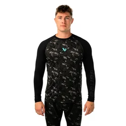 Majica Bauer Performance Baselayer Printed LS TOP Black Senior L