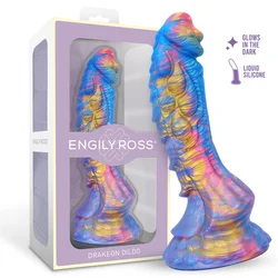 DILDO Dildox Drakeon Liquid Silicone 18 cm