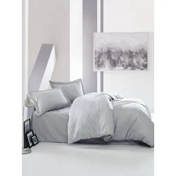 Lessentiel Maison Komplet posteljina Elegant, 200x220 cm, Siva