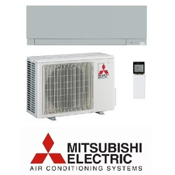 Klimatska naprava MITSUBISHI MSZ-EF35VGKS/MUZ-EF35VG Srebrna + montaža na ključ z nosilnimi konzolami