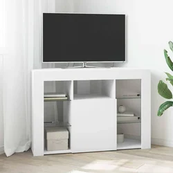 Kotni LED TV ormar Zidne Bijelo 100x40x68cm Konstruirano drvo