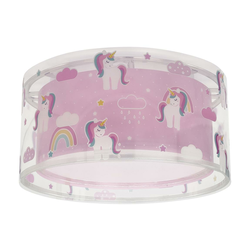 Dalber 41596 - Dečije plafonsko svetlo UNICORNS 2xE27/60W/230V