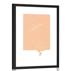 Plakat s paspartujem Marilyn Monroe s podpisom - 40x60 no frame