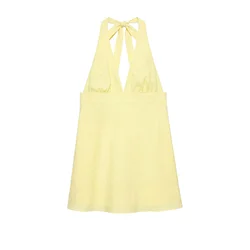 Pull&Bear Poletna obleka rumena