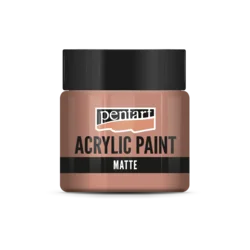 Akrilna barva mat - 50 ml - koralna
