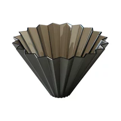 Origami lijak dripper M črn