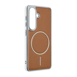 Maska za Samsung Galaxy S26 braon Magsafe Urban Leather