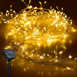 Bajkovite solarne sijalice žute 3m