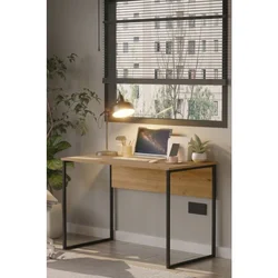 Hanah Home radni sto Nor2-S, 100 cm, hrast