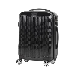 SCANDINAVIA TRAVEL potovalni kovček Carbon Series 40L 20091, črna