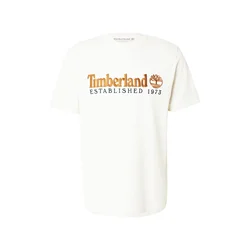 TIMBERLAND Majica ESTABLISHED 1973 marine / karamel / bela