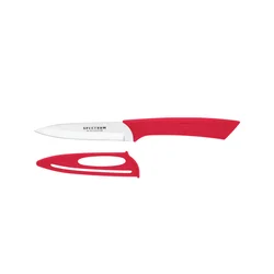 SCANPAN Nož za lupljenje Spectrum 10cm/rdeč/inox, PP, (5000256485)