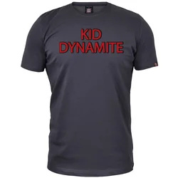 011Shop Muška majica kratkih rukava Kid Dynamite, Tamnosiva