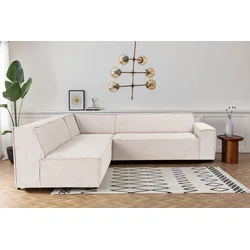 Atelier del Sofa Ugaona garnitura 240x70x265cm Svetlobraon
