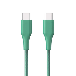 ER POWER kabel USB-C/C GRS 60W 120cm zelen