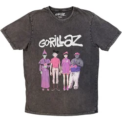 Gorillaz Cracker Island Standing Charcoal Grey M Majica