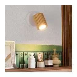 Brilagi - Zidna spot svetiljka MODERN WOOD 1xGU10/8W/230V drvo/bela
