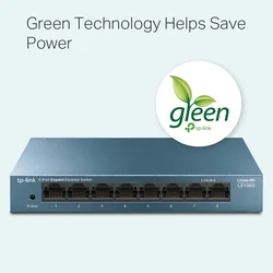Switch TP-LINK LS108G LiteWave Gigabit 8xRJ-45/10/100/1000Mbps/metalno kucište