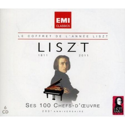 LISZT SES 100 CHEFS-DOEUVRE(200TH ANNIVERSAIRE) 6CD