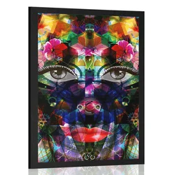 Plakat abstraktni ženski obraz - 20x30 no frame