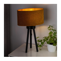 Duolla - Stona lampa OVAL 1xE27/15W/230V prečnik 30 cm braon
